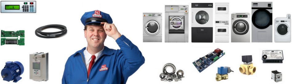 Refacciones originales para equipos industriales Maytag